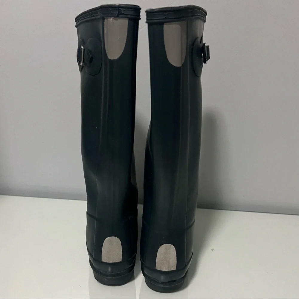 Hunter Kids Black Rain Boots